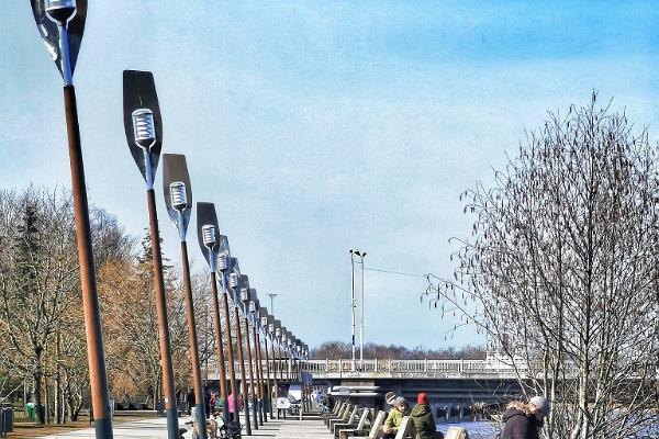 Health track on the left bank of the River Pärnu, or Jaanson’s Track