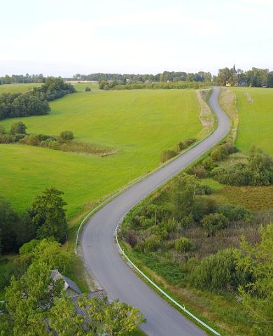 The road in Jõgeva county