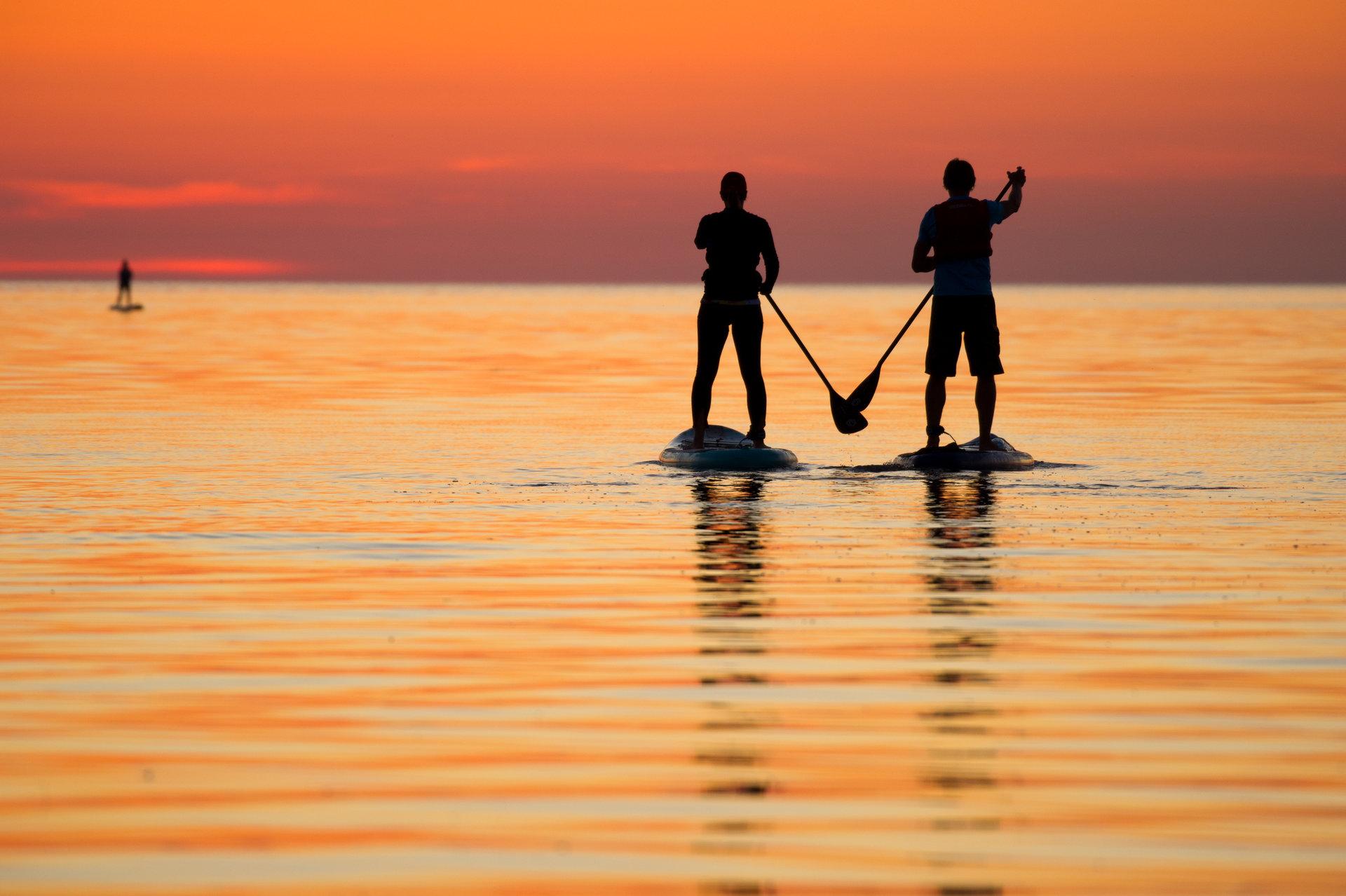 SUP surfing on Muhu and Saaremaa