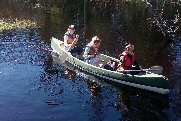 Canoe trip on River Soodla in Kõrvemaa