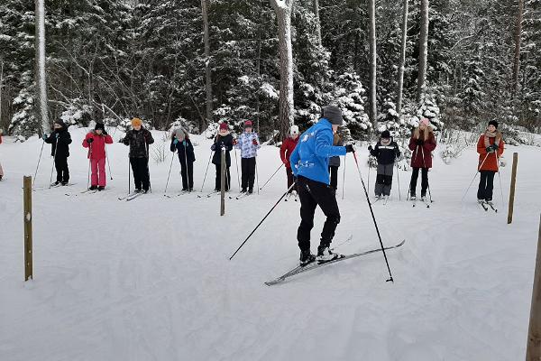 Ski trails at the Palivere Tourism and Recreational Sports Centre