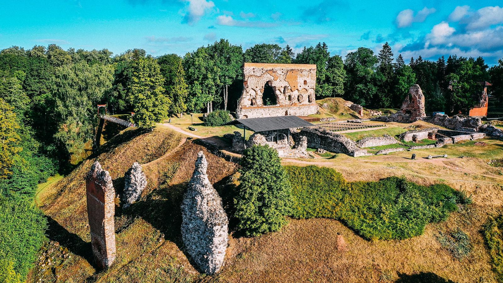 Ruins of the Viljandi Order Castle, Estonia