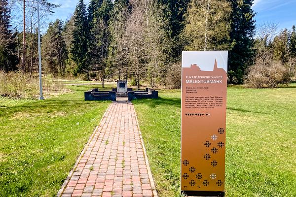 War of Independence monument at the Palermo forest in Rakvere