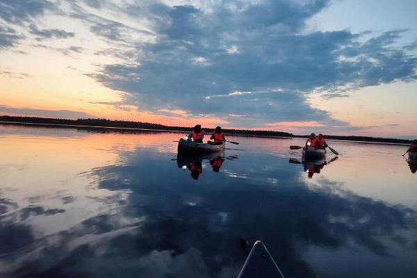 Походы на каноэ по водам Эмайыэ-Суурсоо с Nature Tours Estonia