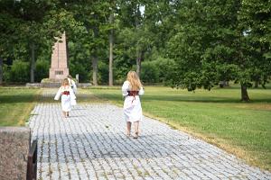 Das Denkmal und der Park zum Andenken des ersten estnischen Präsidenten Konstantin Päts.