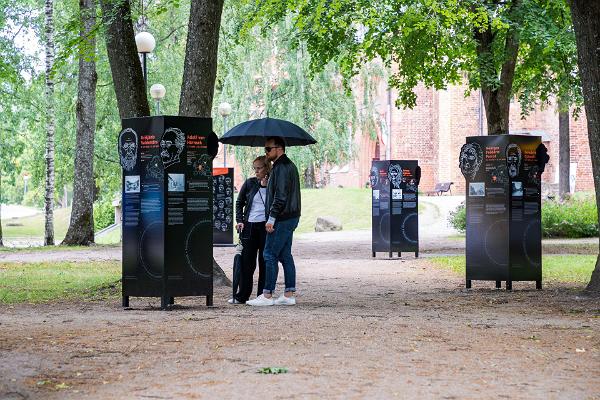 The University of Tartu Museum, outdoor exhibition on Toome Hill