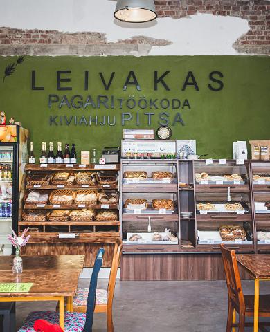Bäckerei Leivakas im Segutorni-Quartal