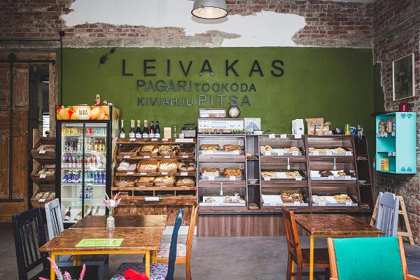 Bäckerei Leivakas im Segutorni-Quartal