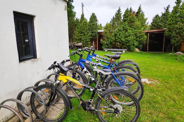 Fahrradverleih in der Windmühle von Pivarootsi