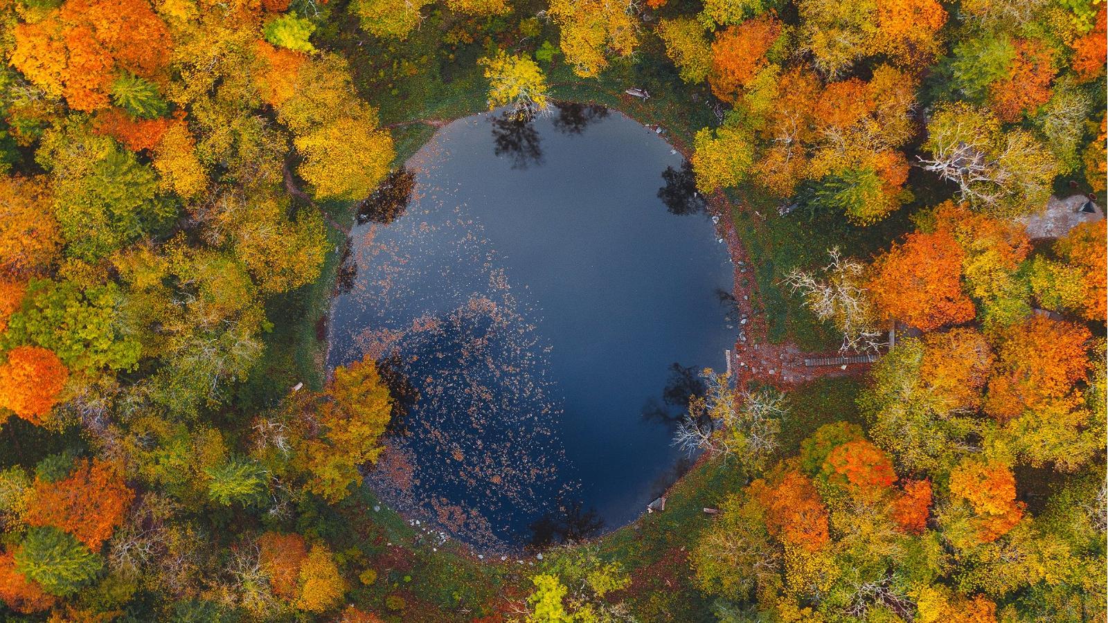 Kaali Field Of Meteorite Craters, Estonia