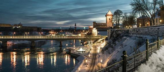 Narva välkomnar till ett vinterbesök, Visit Estonia