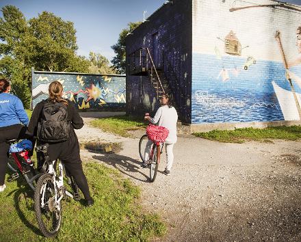 Lökvägen på cykel: Från Altskivi till byn Nina