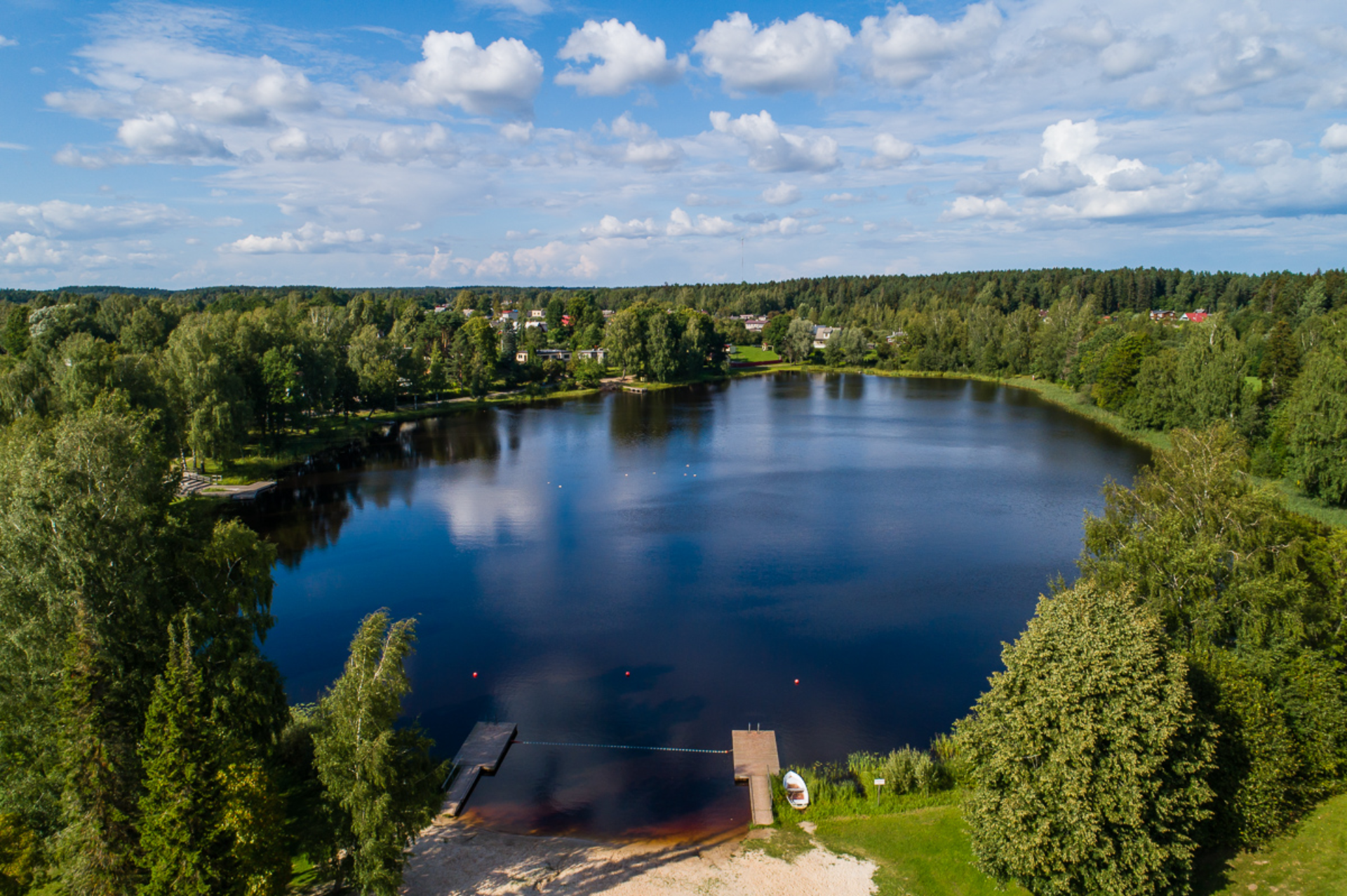 Lake Riiska beach - pilt