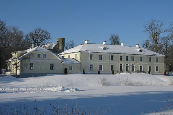 Manor in winter