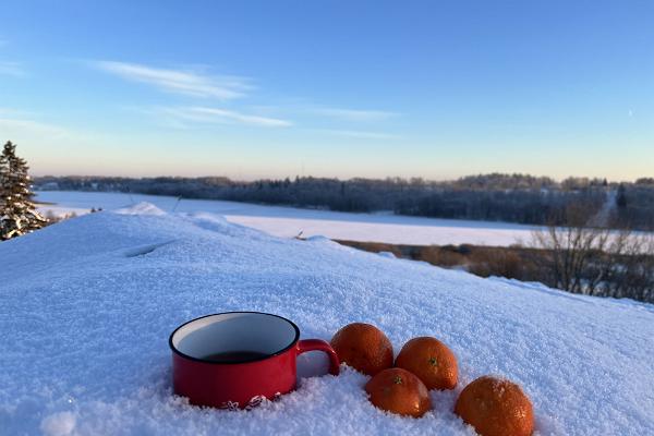 An early morning adventure in Viljandi with breakfast in the Castle Hills