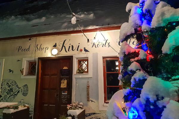 Kivi Tavern in Alatskivi in winter