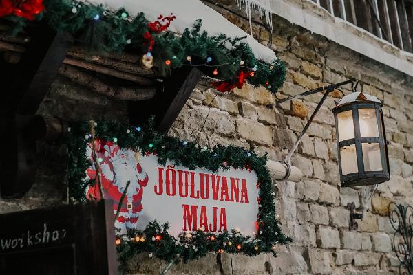 Jõuluvana maja Jõulukülas Narvas