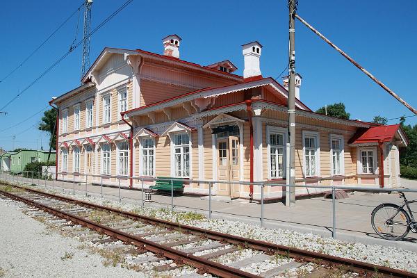 Hauptgebäude von Bahnhof Paldiski