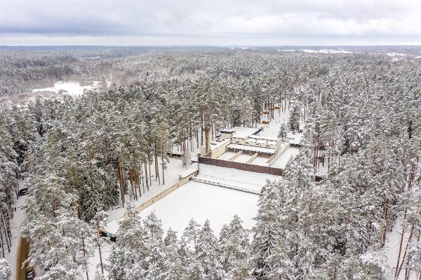 Tartu County’s Health Sports Centre’s trails from a bird’s eye view