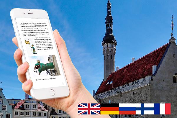 Lataa kävelykierros E-kirjan kanssa Tallinnan vanhassakaupungissa älypuhelimeen tai tablettiin