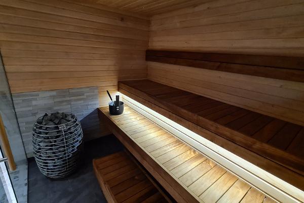 Kuupaiste Villa, sauna leiliruum