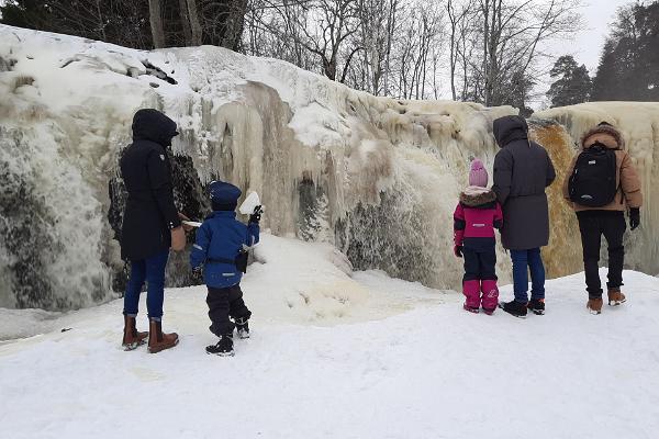 Frozen falls and Paldiski winter day trip