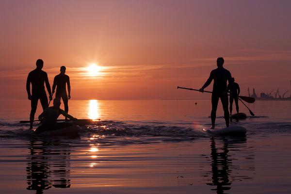 Sunset SUP trips to Stroomi Surf Club for 2 people