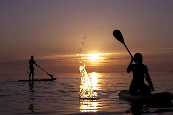 Sunset SUP trips to Stroomi Surf Club for 2 people