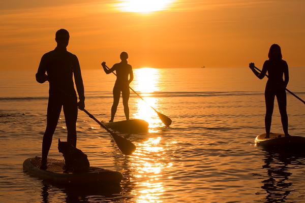 Sunset SUP trips to Stroomi Surf Club for 2 people