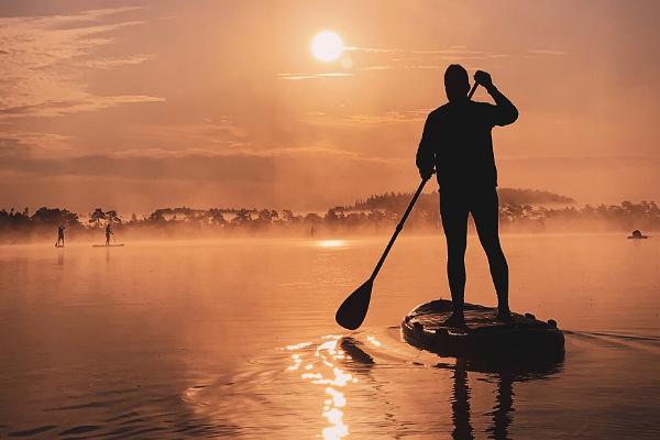 SUP board hike in Kakerdaja bog