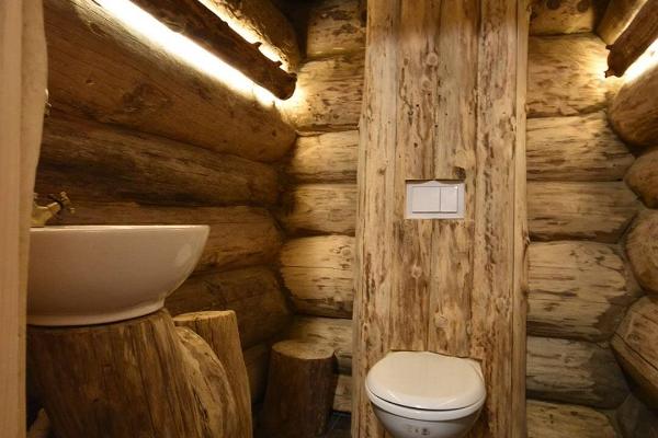 Smoke sauna in the Viking Village