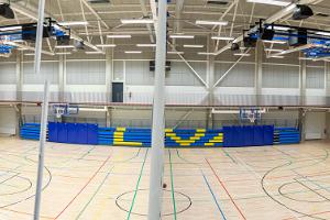 Big hall of Elva Sports Centre