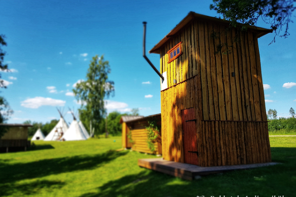 Turmsauna im Indianerdorf