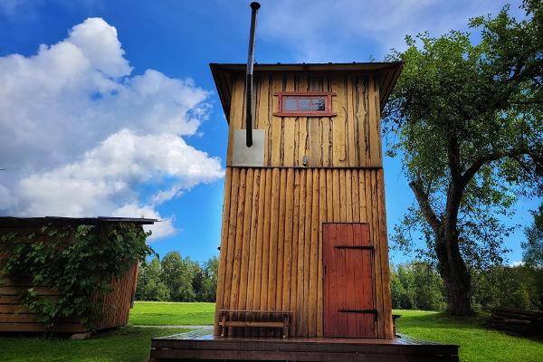 Indian Village tower sauna