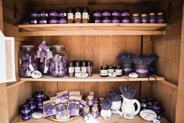 Produkte der Lavendelfarm 