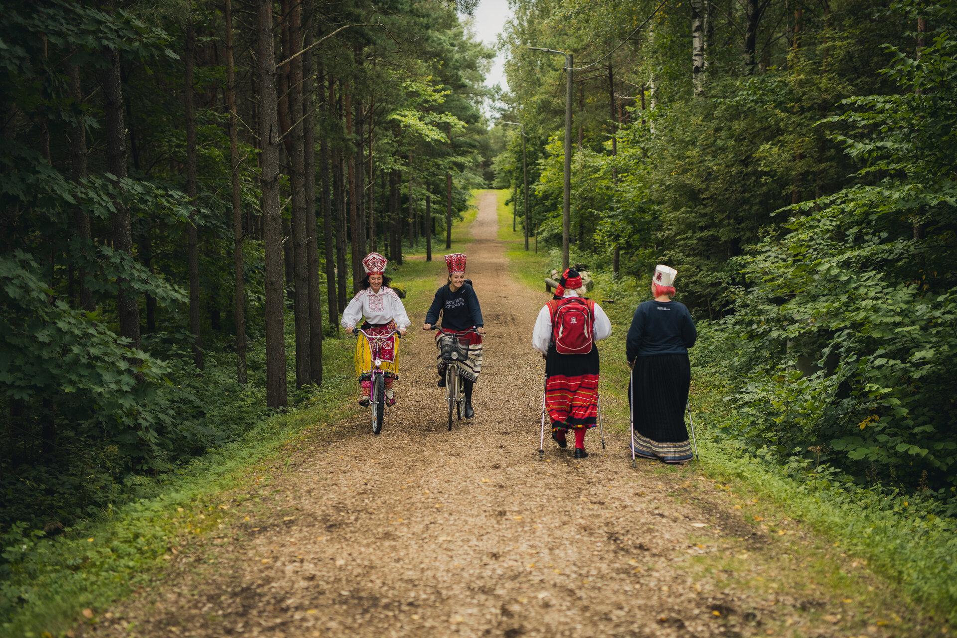 Hiking tracks in Kuressaare Health Park