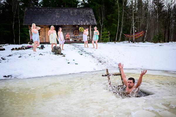 Rauchsauna in Hõbesaare