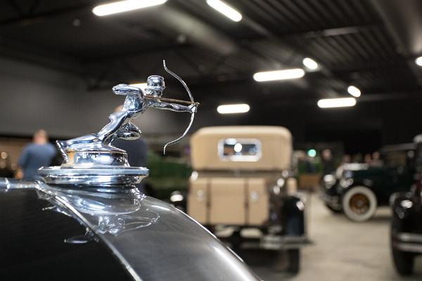 Collection of antique cars in LaitseRallyPark car exhibition