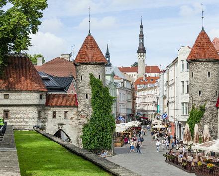 Pubturen i Tallinns gamla stad