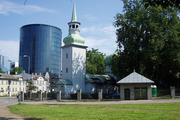 Gudsmoders Födelsekyrka i Tallinn (Kaasani heliga staty)
