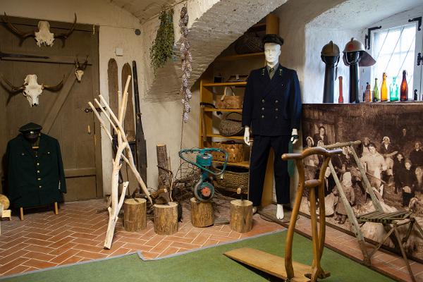 Zimmer für Forstwirtschaft im Museum Kolga