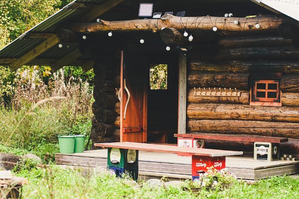 Smoke sauna in Jantsu talu (Jantsu Farm) 