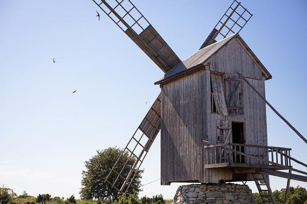 Die Windmühle von Ohessaare