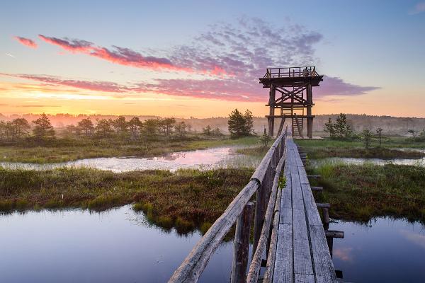 Endla Nature Reserve and centre at Tooma