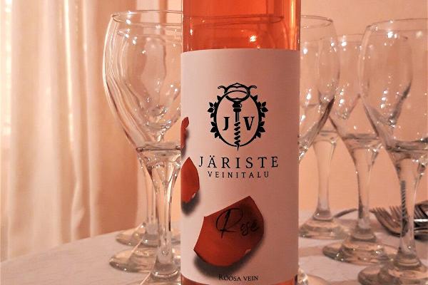 Tartumaa veinitalu roosa viinamarjavein Rose 2021