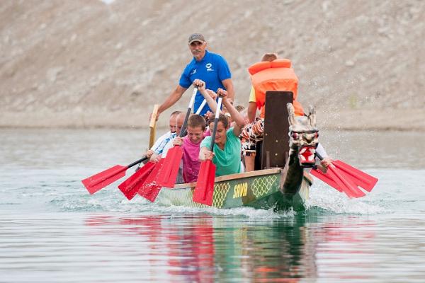 Aidu kanlitel draakonpaadiga sõitjad
