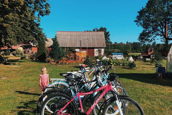 Fahrradverleih der Privatunterkunft auf dem Bauernhof Sepa auf Kihnu