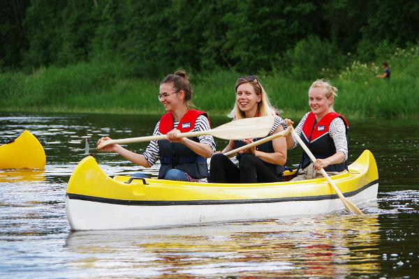 Canoe trip on the River Emajõgi