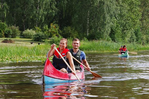 Canoe trip on the River Emajõgi