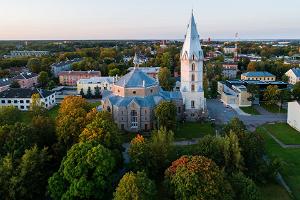 Narva Aleksandri kirik droonilt